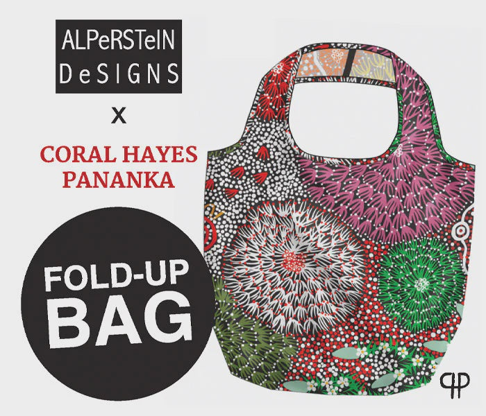 ALPERSTEIN DESIGNS FOLD UP BAG