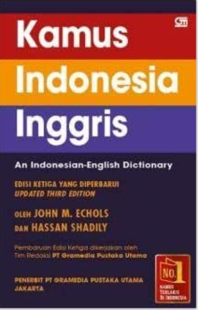 INDONESIAN ENGLISH KAMUS INDONESIA INGGRIS DICTIONARY 