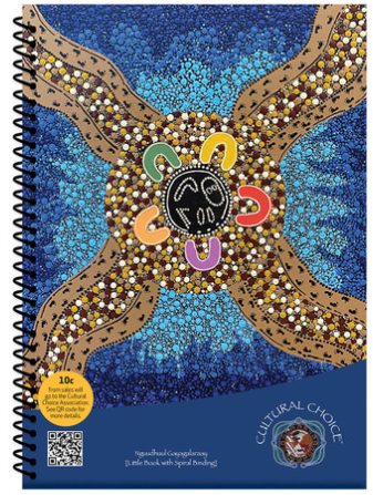 CULTURAL CHOICE NOTEBOOK HARD COVER 8MM RULED 70GSM 120 PAGE A5 BLACK