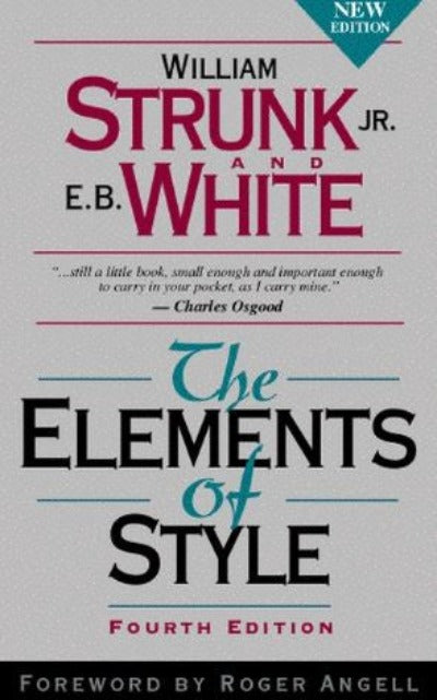 THE ELEMENTS OF STYLE 4TH EDITION