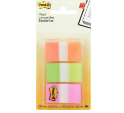 POST-IT 680-OLP FLAGS BRIGHT ASSORTED PACK 60