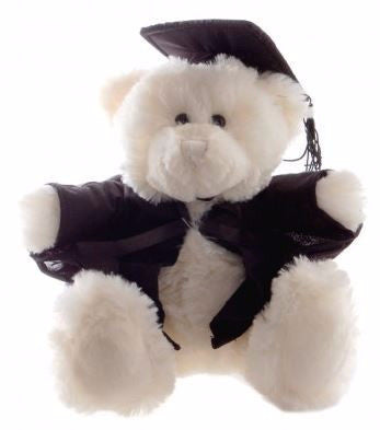GRADUATION BEAR CREAM 40CM FRANKIE - Charles Darwin University Bookshop
