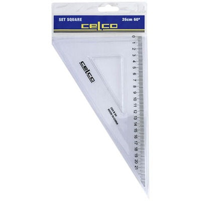 CELCO SQUARE SET 26CM 60 DEGREES