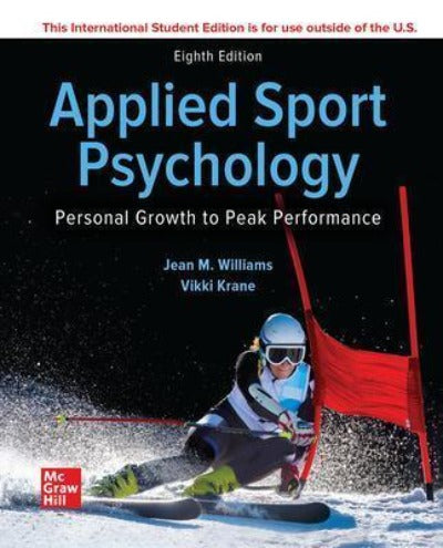APPLIED SPORT PSYCHOLOGY: PERSONAL GROWTH TO PEAK PERFORMANC 8TH EDITION eBOOK