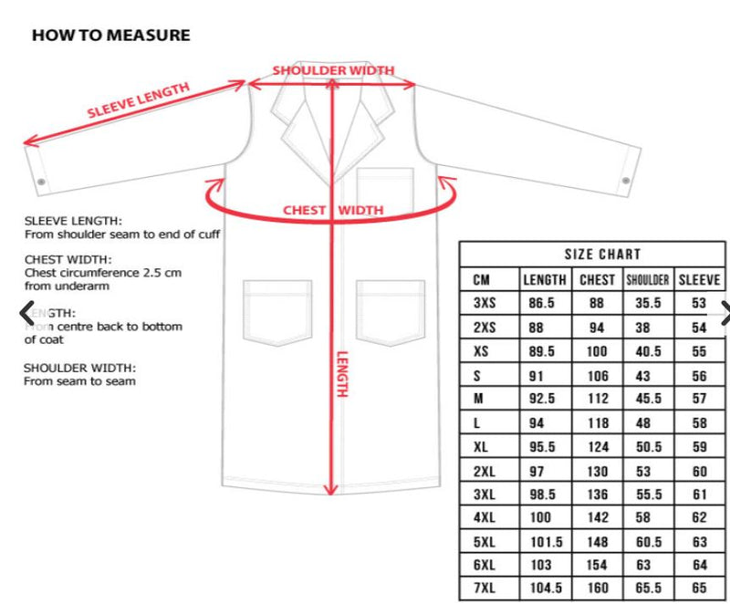WHITE LAB COAT & CDU WASH BAG