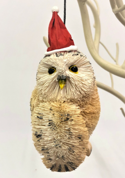 CHRISTMAS ORNAMENT - WHITE OWL
