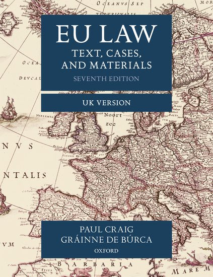 EU LAW: TEXT, CASES, AND MATERIALS eBOOK