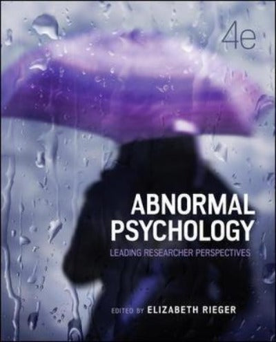 ABNORMAL PSYCHOLOGY 4TH REVISED EDITION