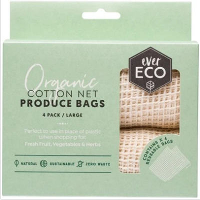 Ever Eco Reusable Produce Bags Organic Cotton Net 4
