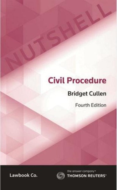 NUTSHELL: CIVIL PROCEDURE 4TH EDITION