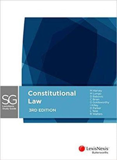 LEXIS NEXIS STUDY GUIDE : CONSTITUTIONAL LAW 