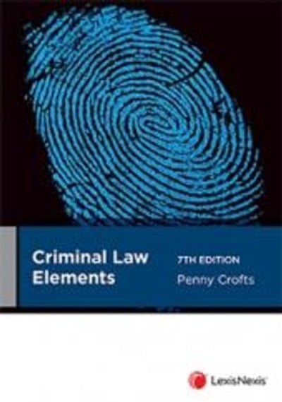 CRIMINAL LAW ELEMENTS 7TH EDITION
