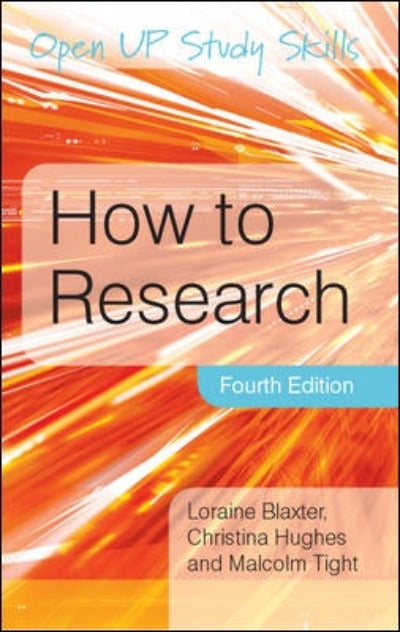 HOW TO RESEARCH 4TH EDITION
