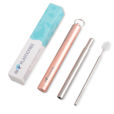 Implasticfree Telescopic Stainless Steel Straw