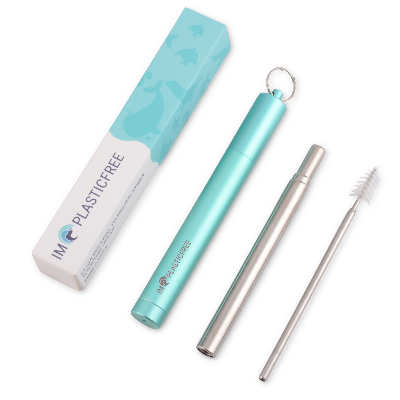 Implasticfree Telescopic Stainless Steel Straw